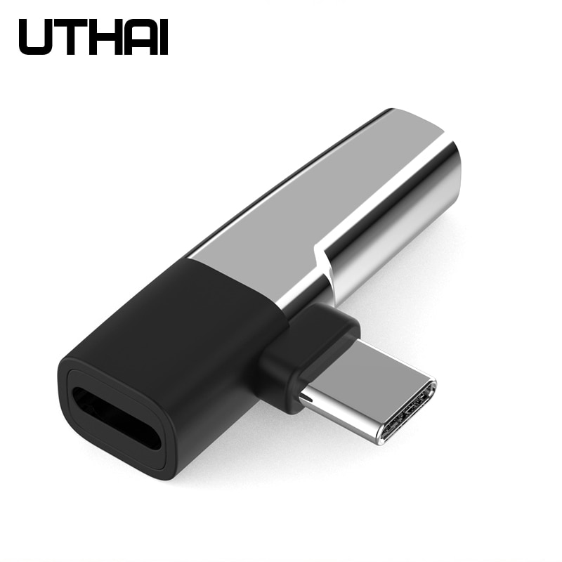 UTHAI C61 CŸ-3.5mm   , ƺ ȵ̵ Ϳ,   ̴  USB C  , 2 in 1
